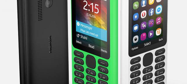 CES 2015: Nokia 215 anunțat oficial la prețul de 29$; acesta este cel mai accesibil telefon cu internet