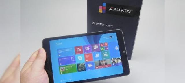 Allview Wi8G Unboxing & Concurs: tabletă de 8 inch solidă, cu Windows 8.1 la bord și 3G (Video)