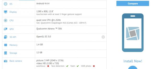 Samsung Galaxy Tab 4 8.0 (SM-T333) este testată În aceste momente În India