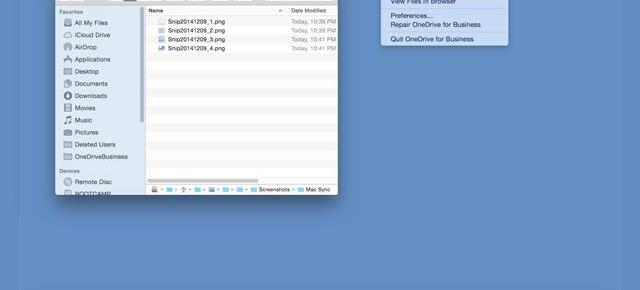 OneDrive for Business sosește pe OS X, aduce integrare cu aplicația iOS