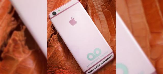 Amosu, companie specializată În transformarea iPhone-urilor pregătește o ediție roz pentru modelul iPhone 6