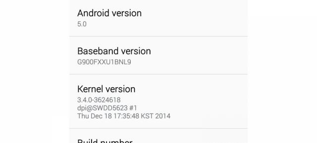 Utilizatorii români de terminale Samsung Galaxy S5 achiziționate la liber primesc acum actualizare la Android 5.0 Lollipop