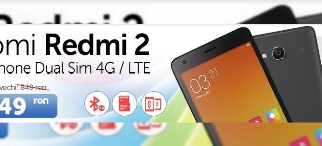 Xiaomi Redmi 2 disponibil acum și prin intermediul MarketOnline; primim reduceri și pentru alte modele din stoc