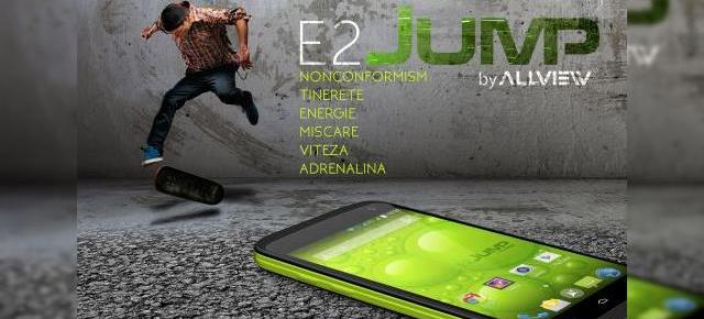 Allview anunță E2 Jump, un smartphone rezistent la apă, cu 2 difuzoare frontale puternice