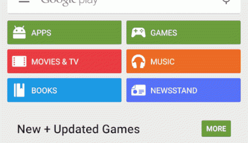 Google Play Store primeşte o bară Google Search actualizată