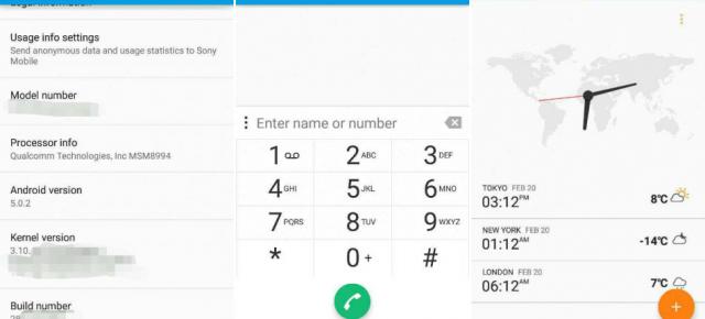 Sony Xperia Z4 Dual ajunge pe web sub formă de capturi de ecran, rulează Lollipop