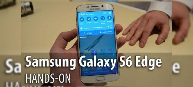 MWC 2015: Samsung Galaxy S6 Edge hands-on: curbe mai discrete decât la Galaxy Note Edge, un terminal cu adevărat arătos (Video)