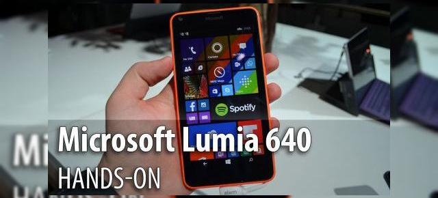 MWC 2015: Microsoft Lumia 640 hands-on - un nou model de buget cu LTE la bord şi carcasă colorată (Video)
