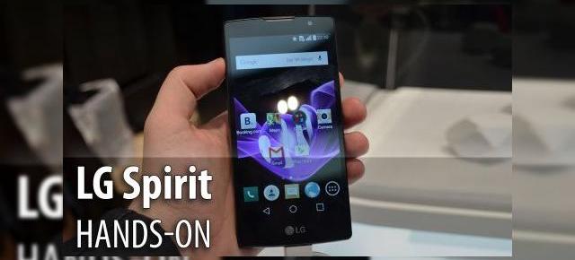 MWC 2015: LG Spirit hands-on - telefon midrange cu Lollipop şi replică de design a lui LG G3 (Video)