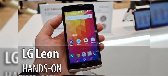 MWC 2015: LG Leon hands-on - telefon low end cu Lollipop, design atractiv (Video)