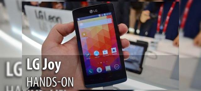 MWC 2015: LG Joy hands on - cel mai modest nou venit LG, cu un preţ foarte accesibil (Video)