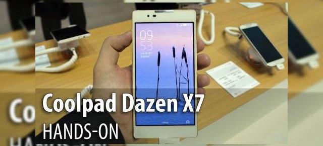 MWC 2015: Coolpad Dazen X7 hands-on - un smartphone foarte arătos, care aduce cu un Gionee şi un iPhone (Video)