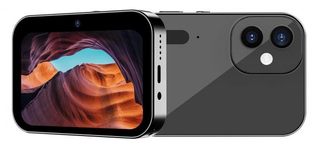 Această cameră digitală filmează 4K, are design de iPhone 4 și rol de player audio chiar; Acum la super reducere pe TomTop