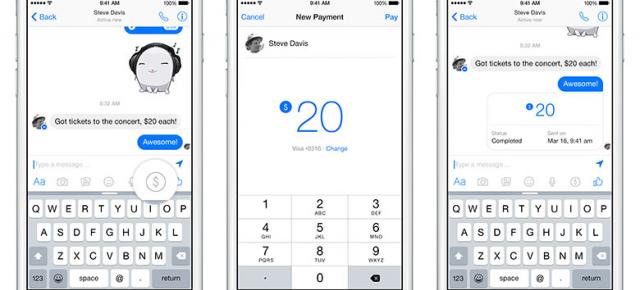 Facebook introduce serviciul de transfer de bani prin intermediul aplicației Messenger