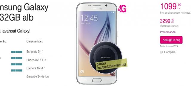 Samsung Galaxy S6 și S6 Edge ajung și în oferta operatorului Telekom România