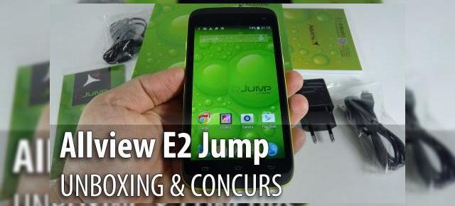 Allview E2 Jump unboxing & concurs: scoatem din cutie primul telefon rezistent la apă (IPX5) de la Allview (Video)