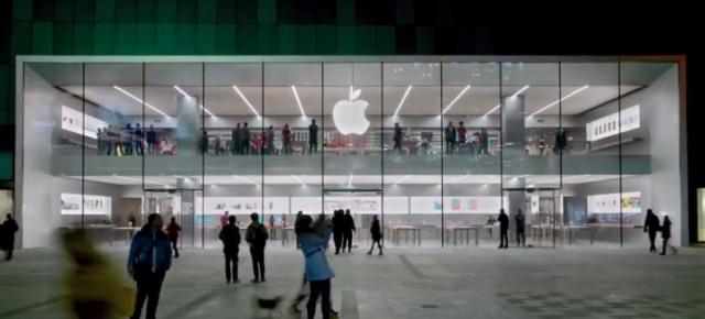 Apple primeşte două brevete de design pentru magazinul sau din Zhongjie Joy City, în China
