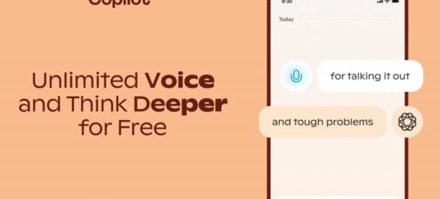 Funcţii noi în Microsoft Copilot: acces gratuit nelimitat la Think Deeper şi Voice