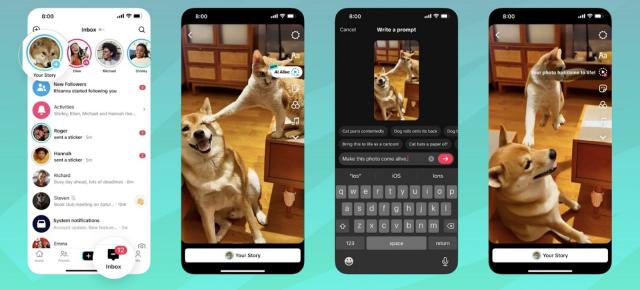 TikTok îţi permite să faci din imagini video-uri cu unealta AI Alive