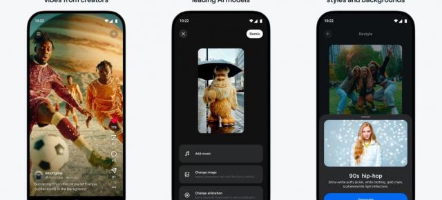 Meta lansează Vibes; Videoclipurile generate de AI devin noul TikTok