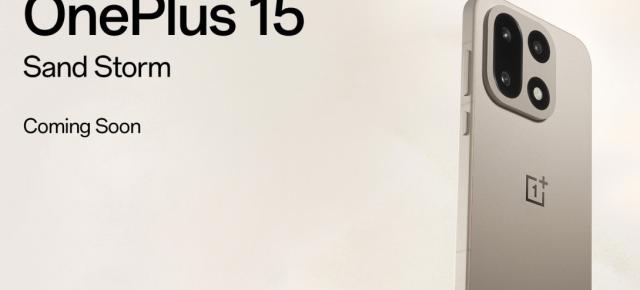 OnePlus 15 are confirmat debutul global și nuanța Sand Storm ce implică fibră de sticlă în spate