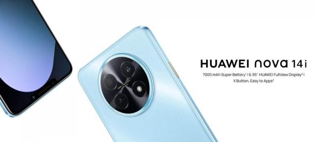 Huawei Nova 14i are procesor Snapdragon şi baterie de 7000 mAh; Vine în Europa?