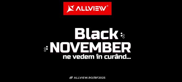 Allview anunță campania Black November cu telefoane cadou la achiziția de televizoare și aparate de aer condiționat