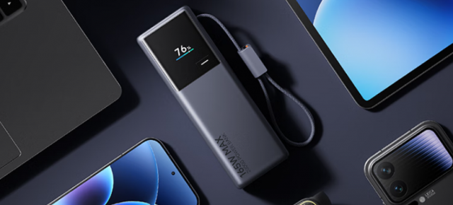 Xiaomi a lansat un power bank care încarcă laptopuri: 20.000 mAh, alimentare la 165W