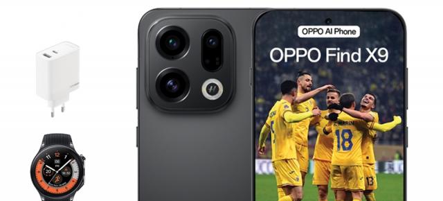 Preț și disponibilitate OPPO Find X9 în România (cadouri - smartwatch, încărcător, husă)