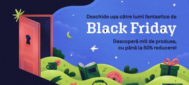 Cărturești a publicat topul celor mai vândute produse de Black Friday; Ziua de 7 noiembrie a fost dominată de jocuri și cărți
