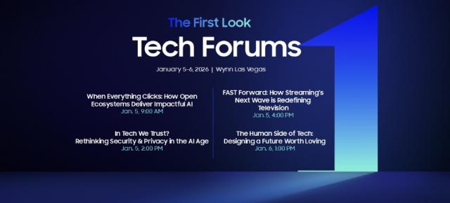 Samsung organizează forumuri tehnologice la CES 2026: AI, electrocasnice, servicii şi design