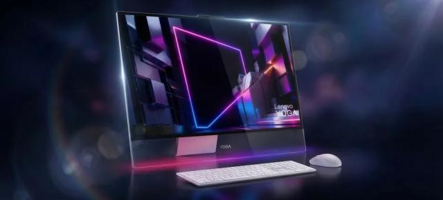 CES 2026: PC-ul all in one Lenovo Yoga AIO i Aura Edition are un light bar transparent pentru notificări cu lumini ambientale