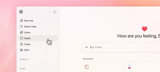 ChatGPT are acum un spațiu dedicat pentru sănătate, cu integrare directă cu Apple Health și MyFitnessPal