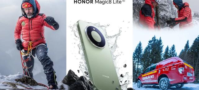 HONOR susține salvatorii montani! Magic 8 Lite e utilizat în condiții extreme de Salvamont Zărnești