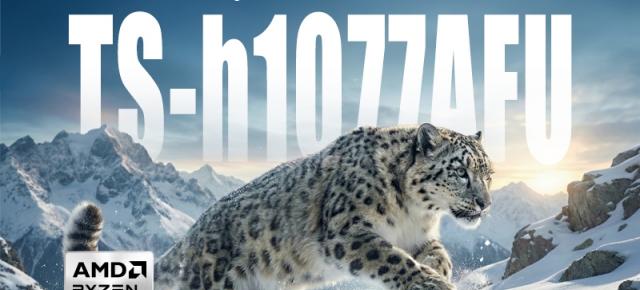 QNAP TS-h1077AFU este un NAS proaspăt anunțat, model all flash compact cu 10 bay-uri și AMD Ryzen PRO 7000