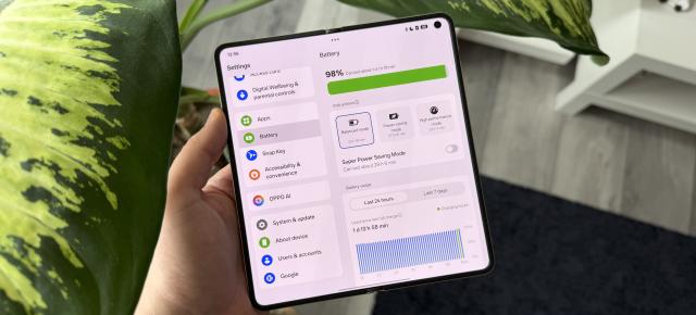 OPPO Find N6: Bateria cu cea mai bună autonomie de pe un pliabil testat până acum
