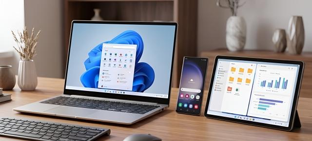 Galaxy Connect ajunge pe toate PC-urile cu Windows 11, deblocând o mulțime de funcții utile pentru posesorii de telefoane sau tablete Samsung