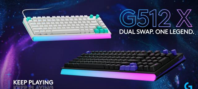 Logitech lansează G512 X! Tastatură cu switch-uri analogice și mecanice interschimbabile, gândită pentru control precis în jocuri competitive