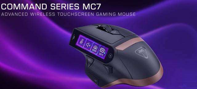 Turtle Beach lansează mouse-ul MC7 cu ecran tactil integrat pe lateral