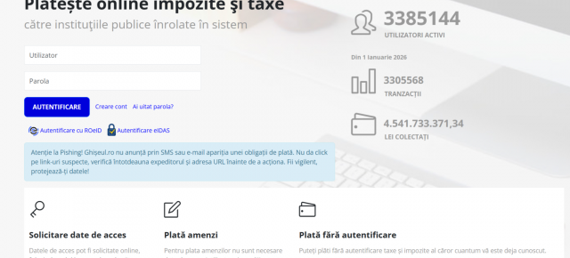 Fraudă prin Ghişeul.ro deghizat; Atacatorii trimit SMS-uri false