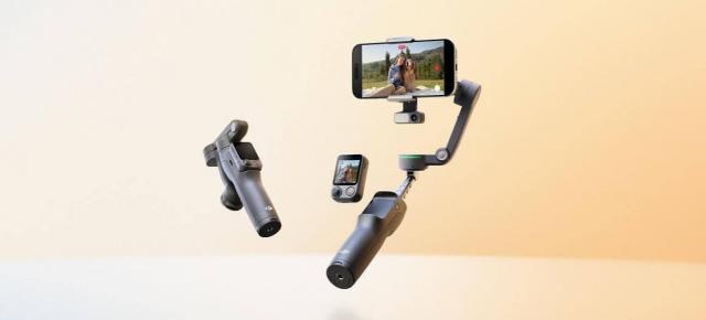 DJI Osmo Mobile 8P este oficial, gimbal pentru smartphone cu telecomandă detașabilă; Disponibil pe eMAG