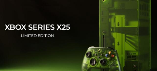 La 25 de ani de la primul Xbox, Microsoft prezintă o consolă aniversară cu design transparent: Xbox Series X25 Limited Edition
