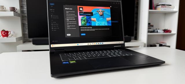 GIGABYTE A16 CHV testat ca studio mobil pentru creație, AI și producție media