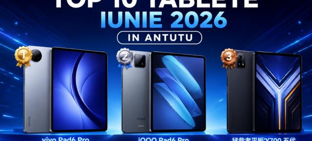 Top 10 tablete în iunie 2026 (AnTuTu 11): toate-s vechi şi nouă toate