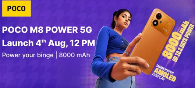POCO M8 Power 5G are dată de lansare și propune baterie de 8000 mAh pentru 3 zile de utilizare