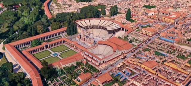 Google Earth îţi permite să călătoreşti în timp cu Nano Banana şi să vezi Pompei înainte de erupţie