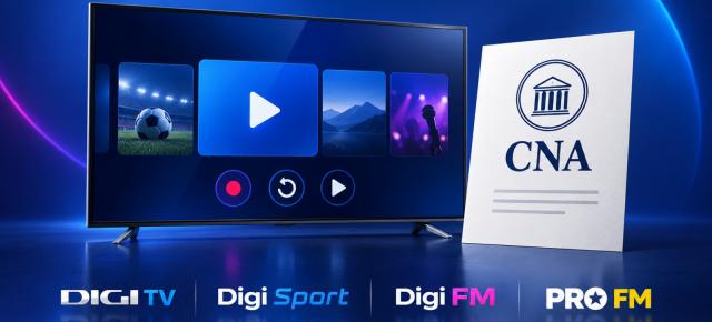 DIGI TV, Digi Sport, Digi FM și PRO FM intră oficial în evidența CNA; Live-ul, reluările și conținutul la cerere primesc o încadrare care stabilește cine răspunde pentru conținut