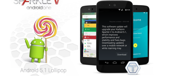 Karbonn Sparkle-V primește începând de astăzi Android 5.1 Lollipop în România