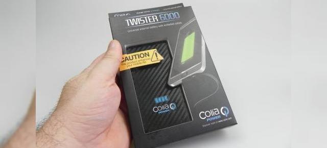 Review baterii externe Colia Power Twister 3000 mAh, 6000 mAh - baterie de buzunar, cu design premium de la Fungadgets.ro (Video)