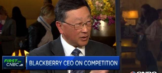 CEO-ul BlackBerry, John Chen promite că "se pregăteşte ceva" la firma canadiană, un proiect legat de aplicaţii